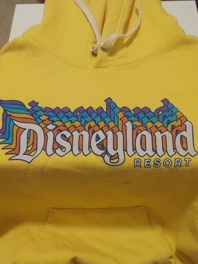 Disneyland Resort Women's Yellow Logo Hoodie